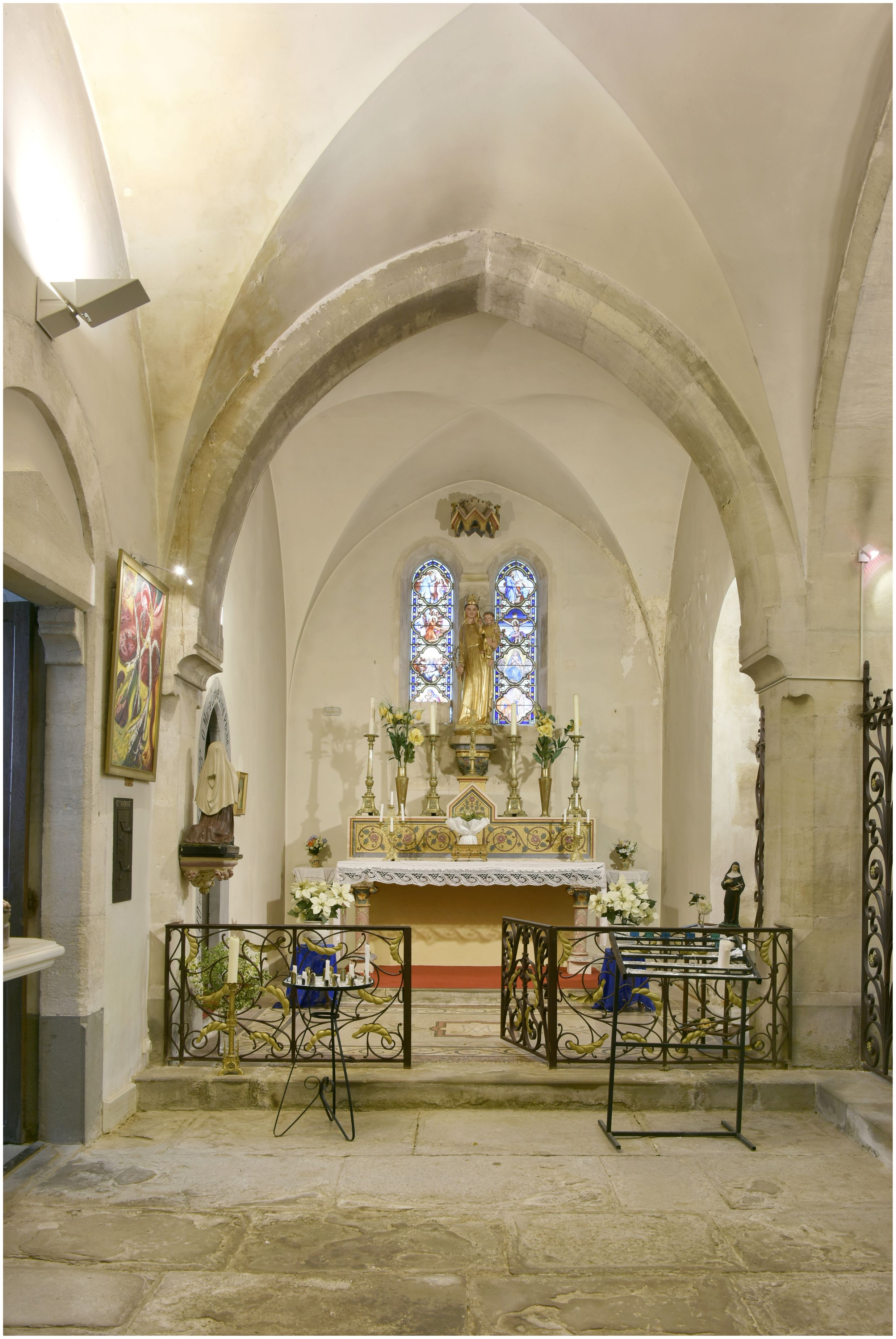 Chapelle nord du chœur.