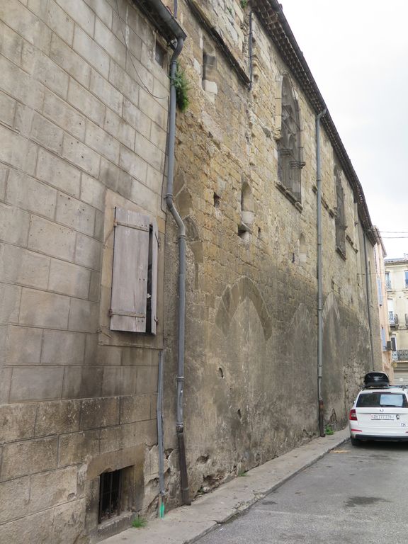 Mur sud de l'église des Augustins.