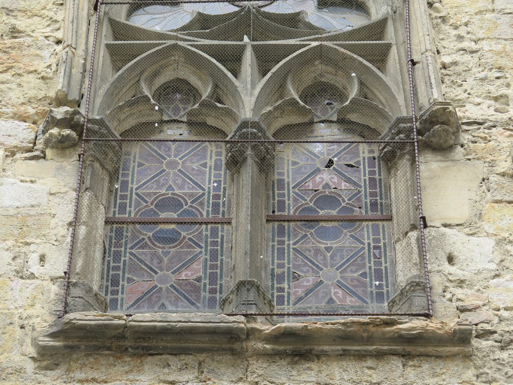 Mur sud. Fenêtre gothique.