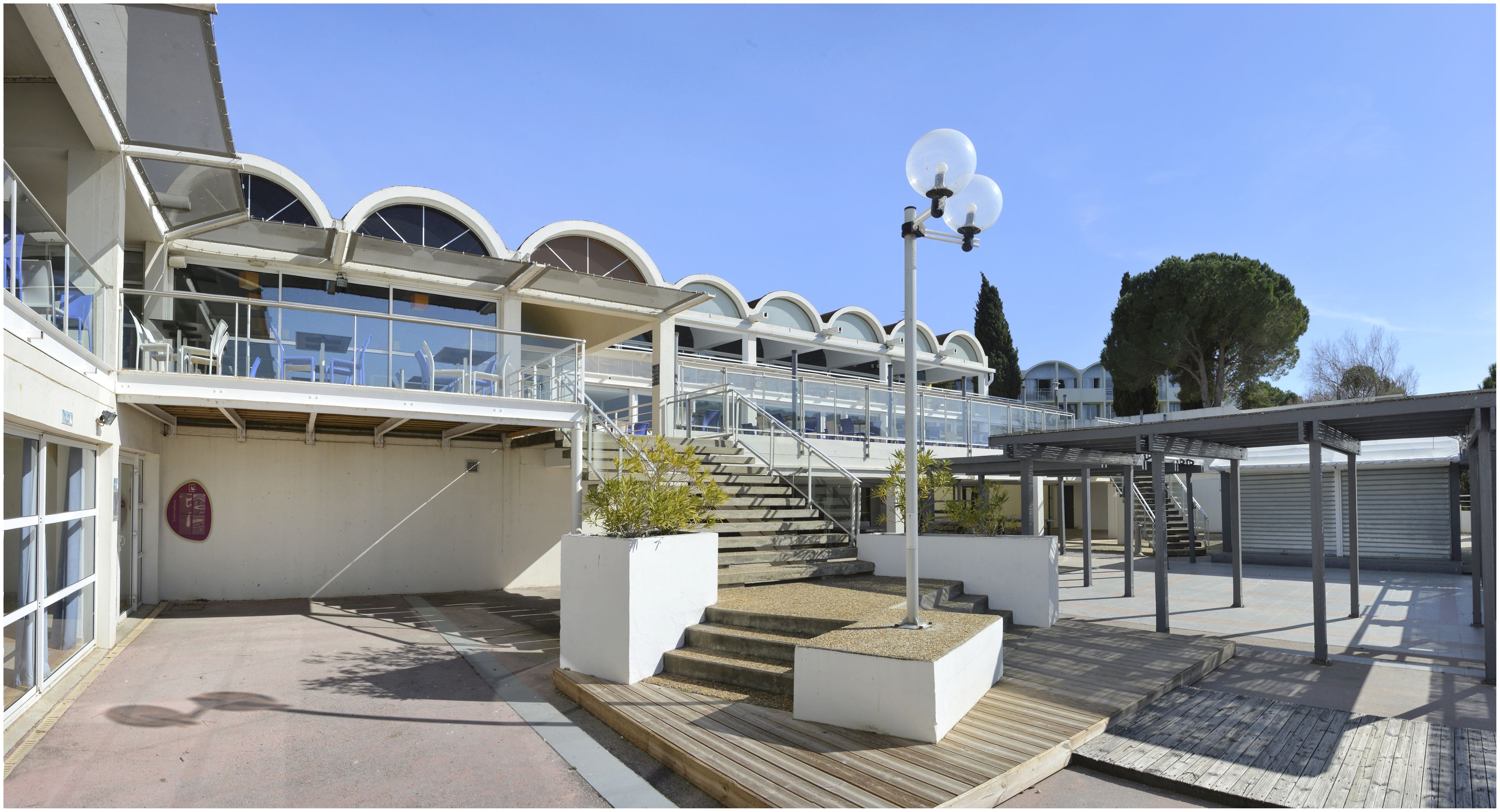 Terrasse du restaurant.