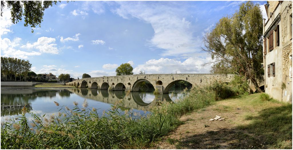 Les arches sur le lit majeur de l’Orb.