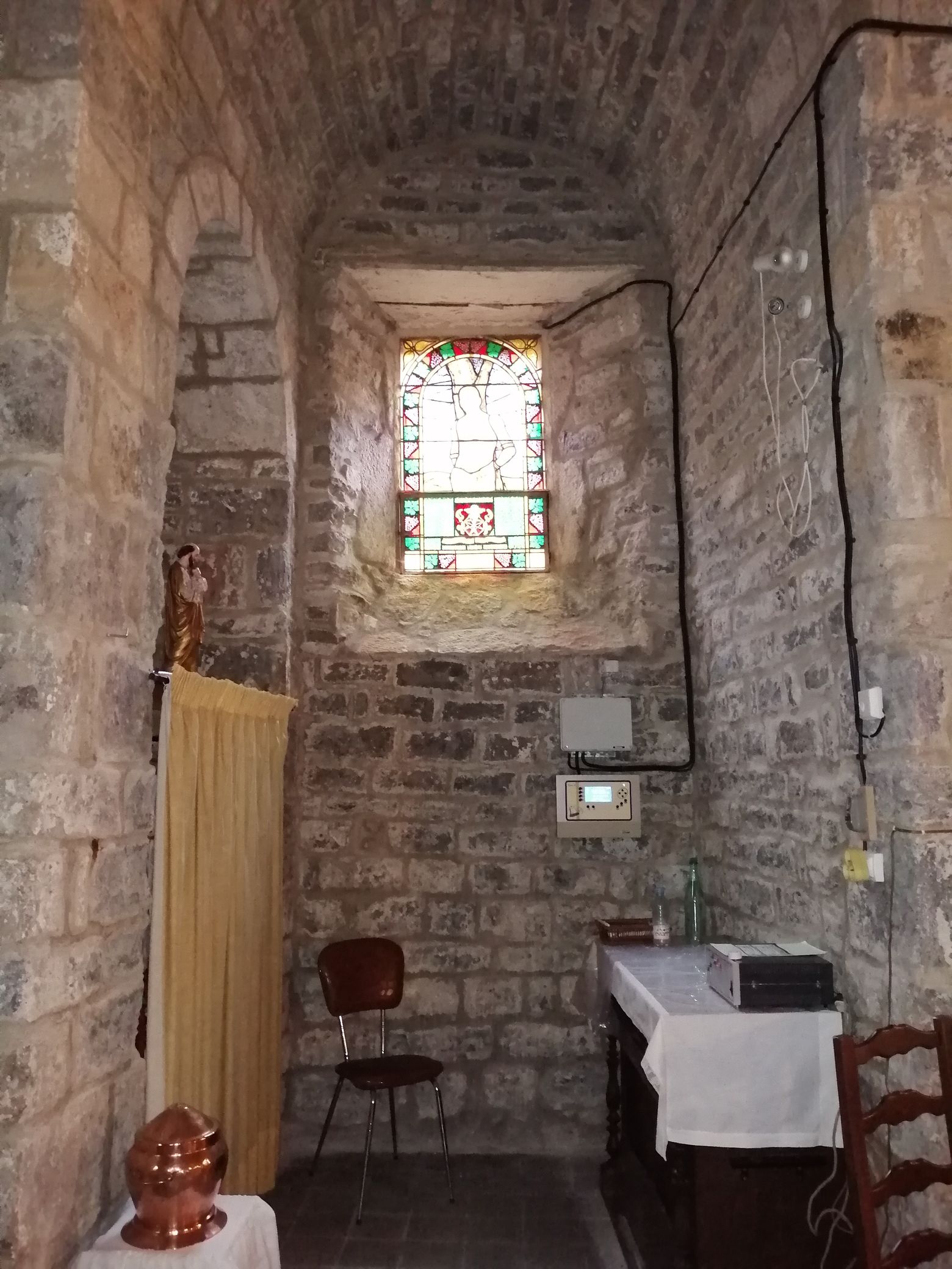 Chapelle sud du choeur.