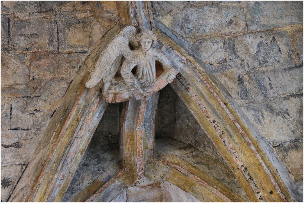 4e chapelle nord (chapelle Saint-Michel), détail de l’ange