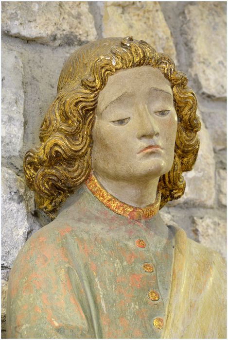 statue : Saint Jean, détail