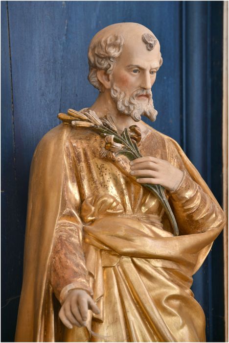 Statue : Saint Joseph, vue partielle