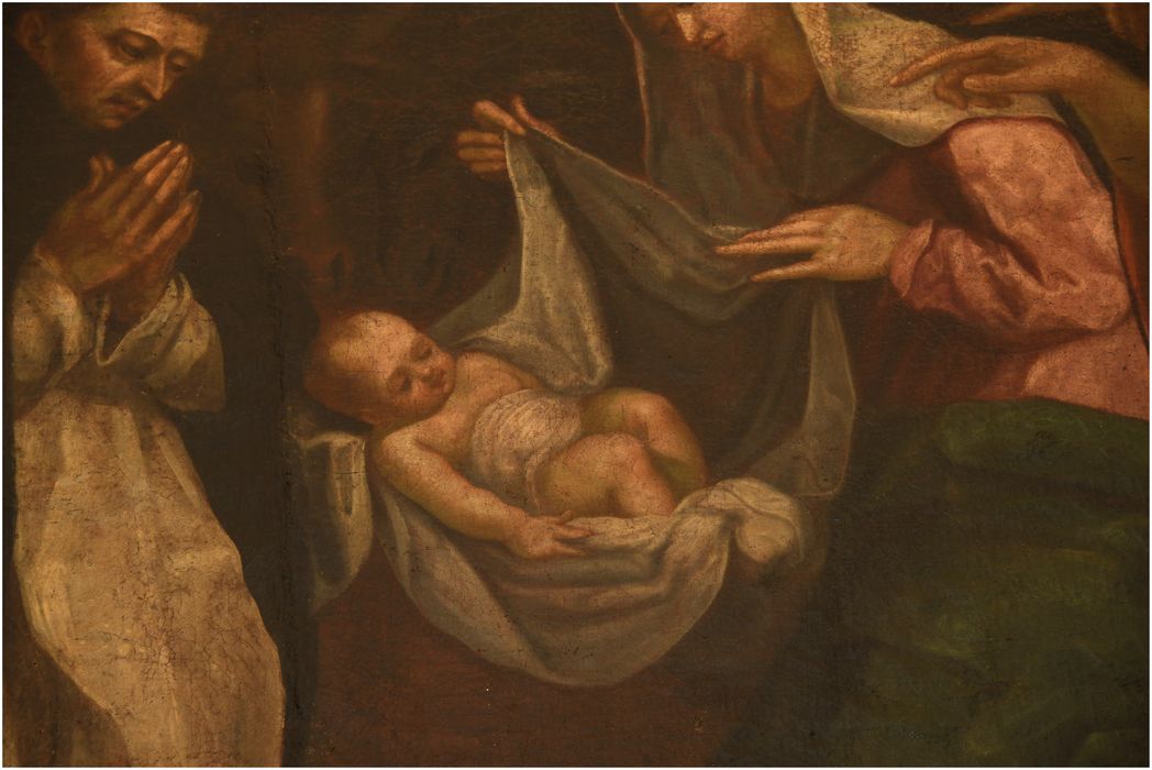 tableau : Nativité (la), détail