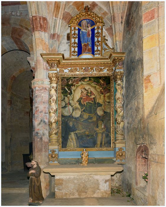 retable, tableau : Remise du rosaire (la)