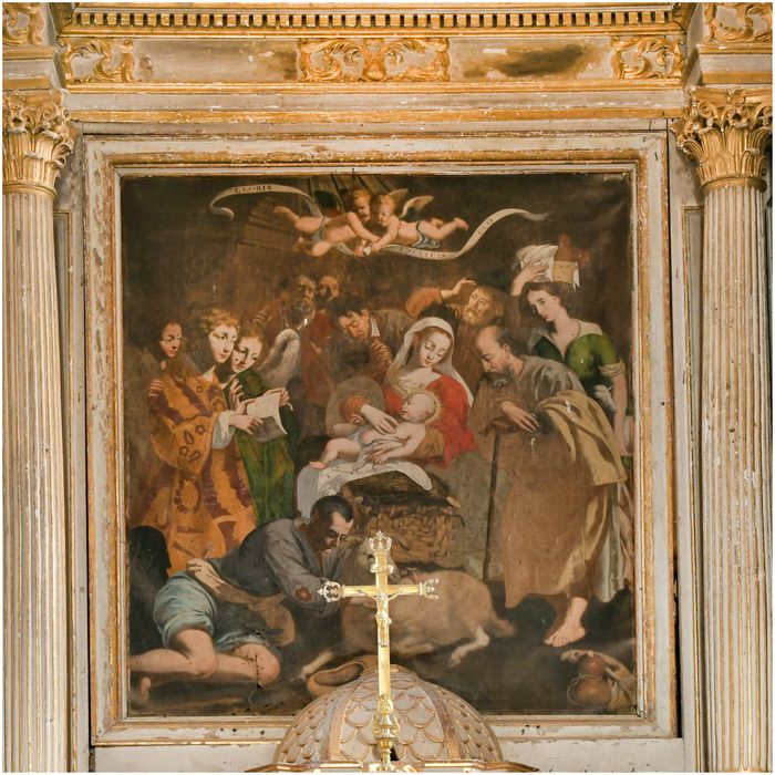 tableau du maître-autel : Adoration des bergers (l’)