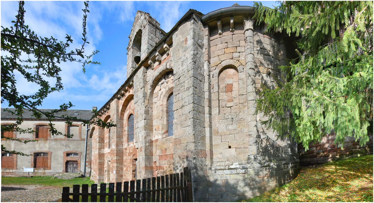 chapelle, élévation sud et chevet