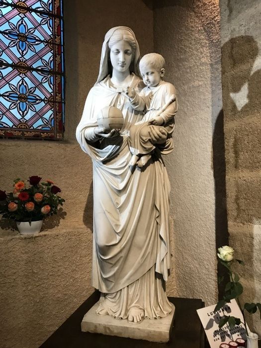 statue : Vierge à l’Enfant, dite Mère de Miséricorde - © Ministère de la Culture (France), Direction Régionale des Affaires Culturelles d’Occitanie – Tous droits réservés