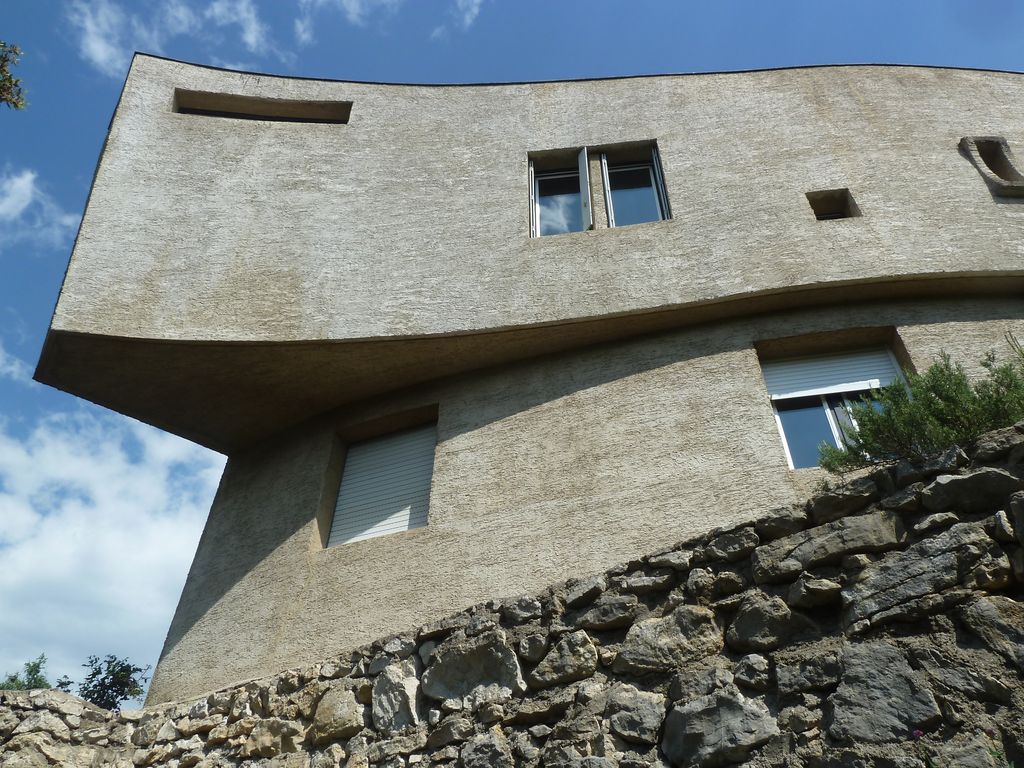 Bâtiment de l’hôtellerie. Façade ouest. Extrémité nord.