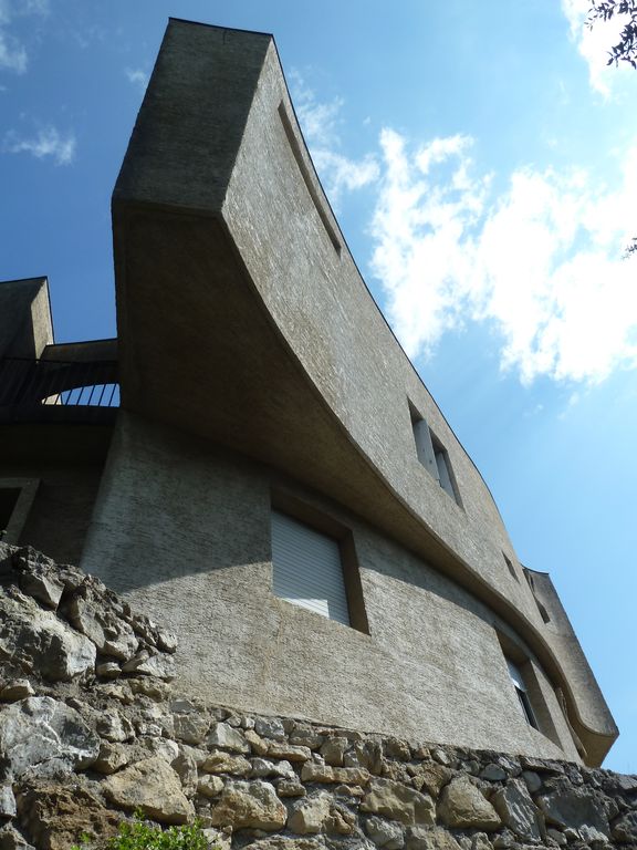 Bâtiment de l’hôtellerie. Façade ouest. Extrémité nord.