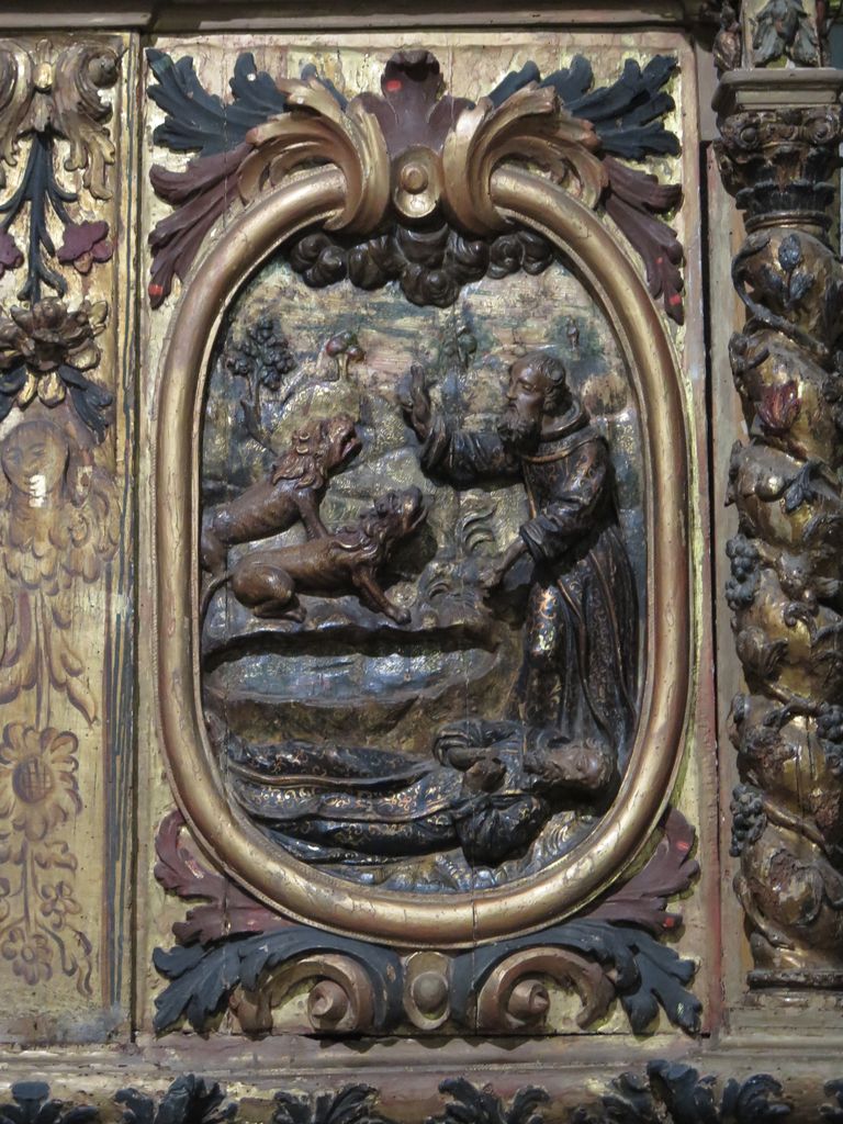 Retable de Saint-Antoine. Détail.