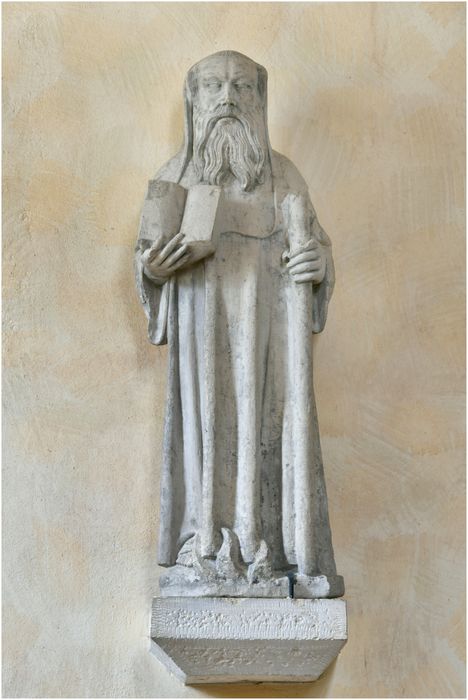 statue : Saint Antoine. Face