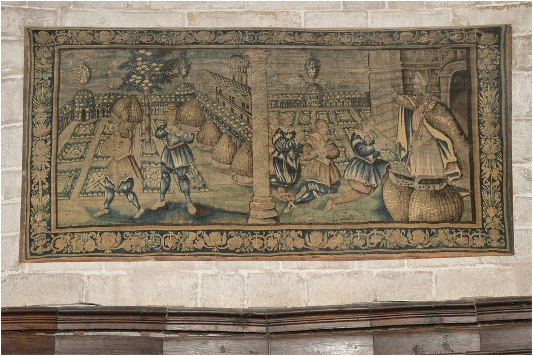 pièce murale : Scène de la vie de saint Amans