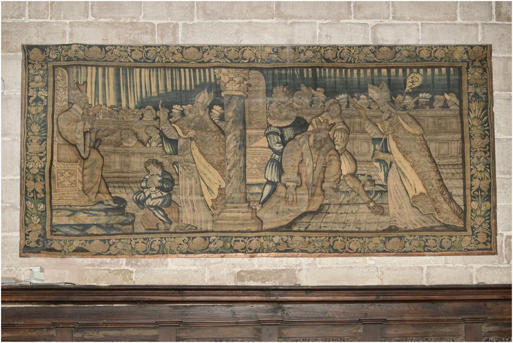 pièce murale : Scène de la vie de saint Amans