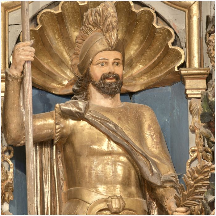 statue : Saint Maurice, vue partielle