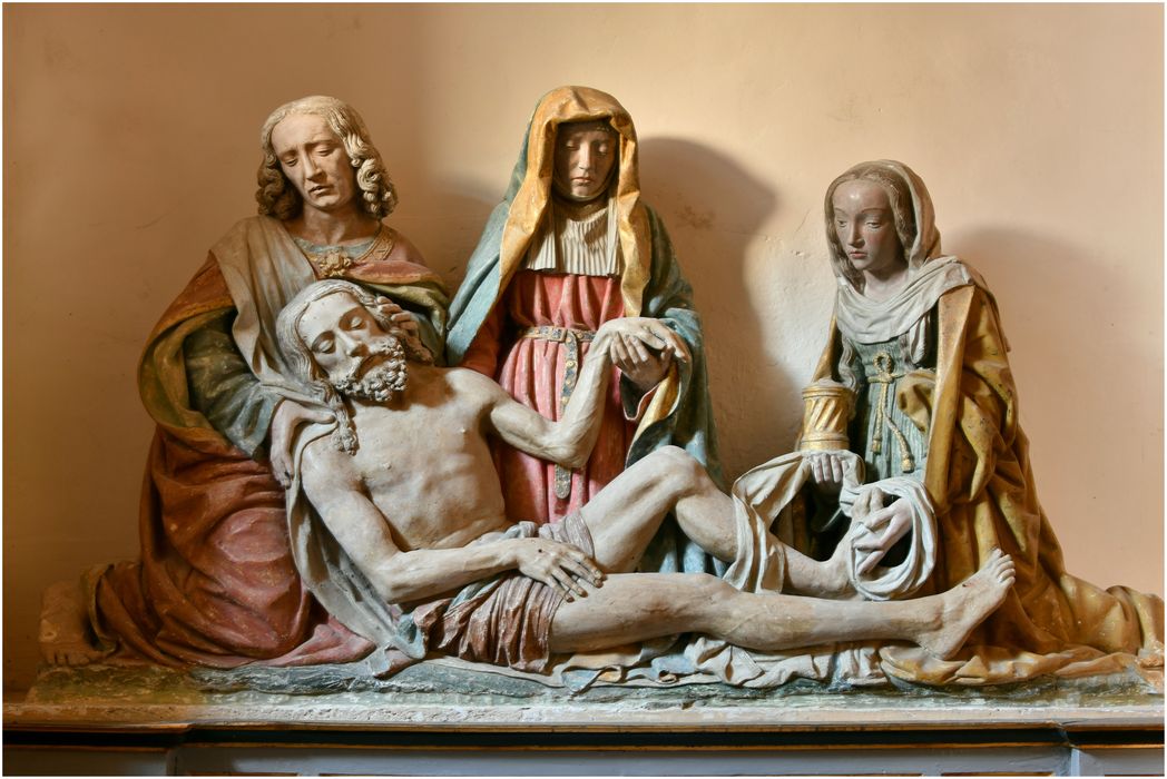 groupe sculpté : Vierge de Pitié
