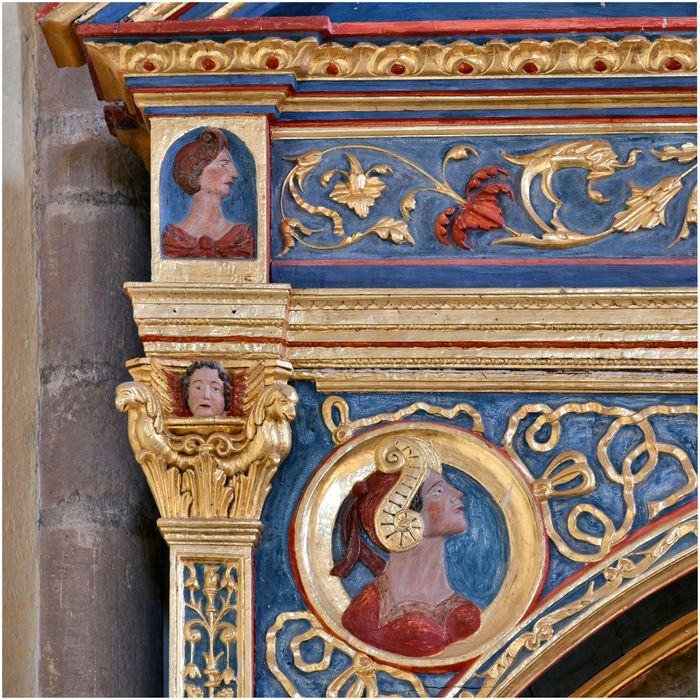 retable, détail