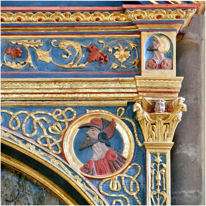 retable, détail