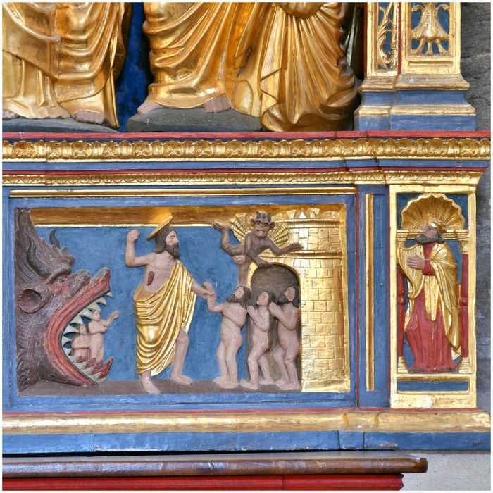 retable, détail