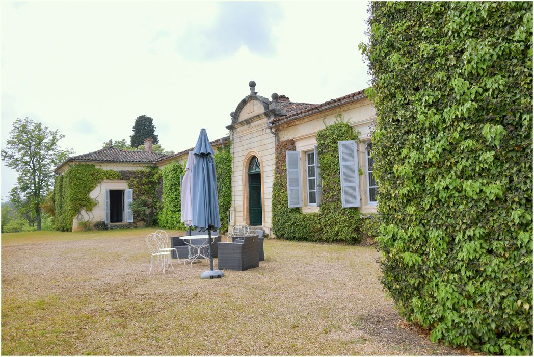 Façade sud-est du corps de logis principal