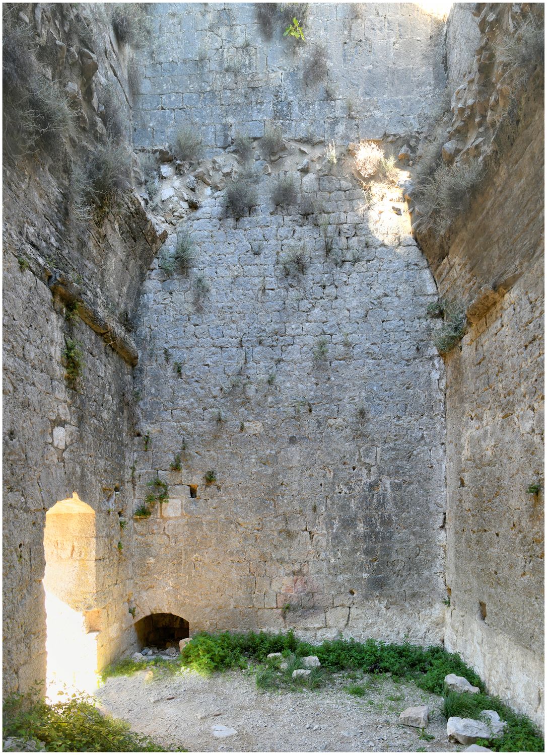 Vue intérieure de la tour-maîtresse.