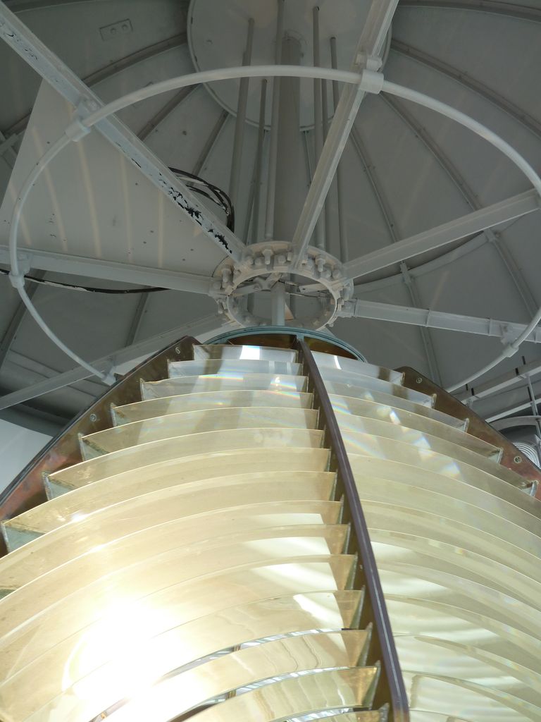 Le phare. La lentille de Fresnel.