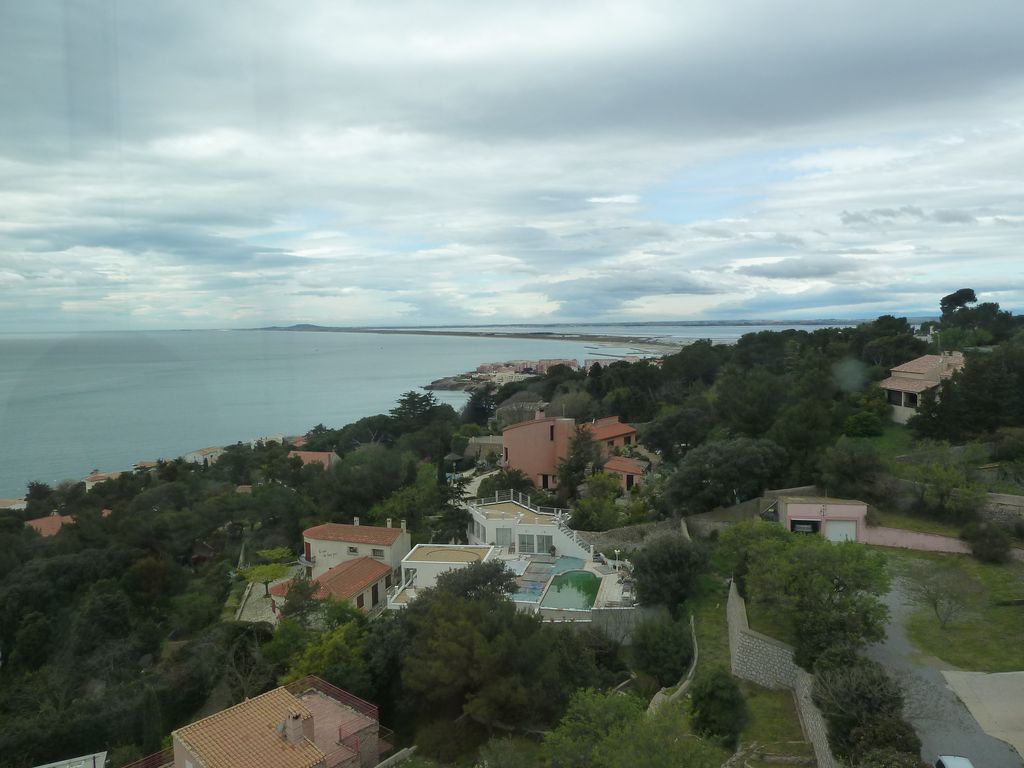 Depuis la plateforme de la lanterne du phare, vue vers l’ouest.