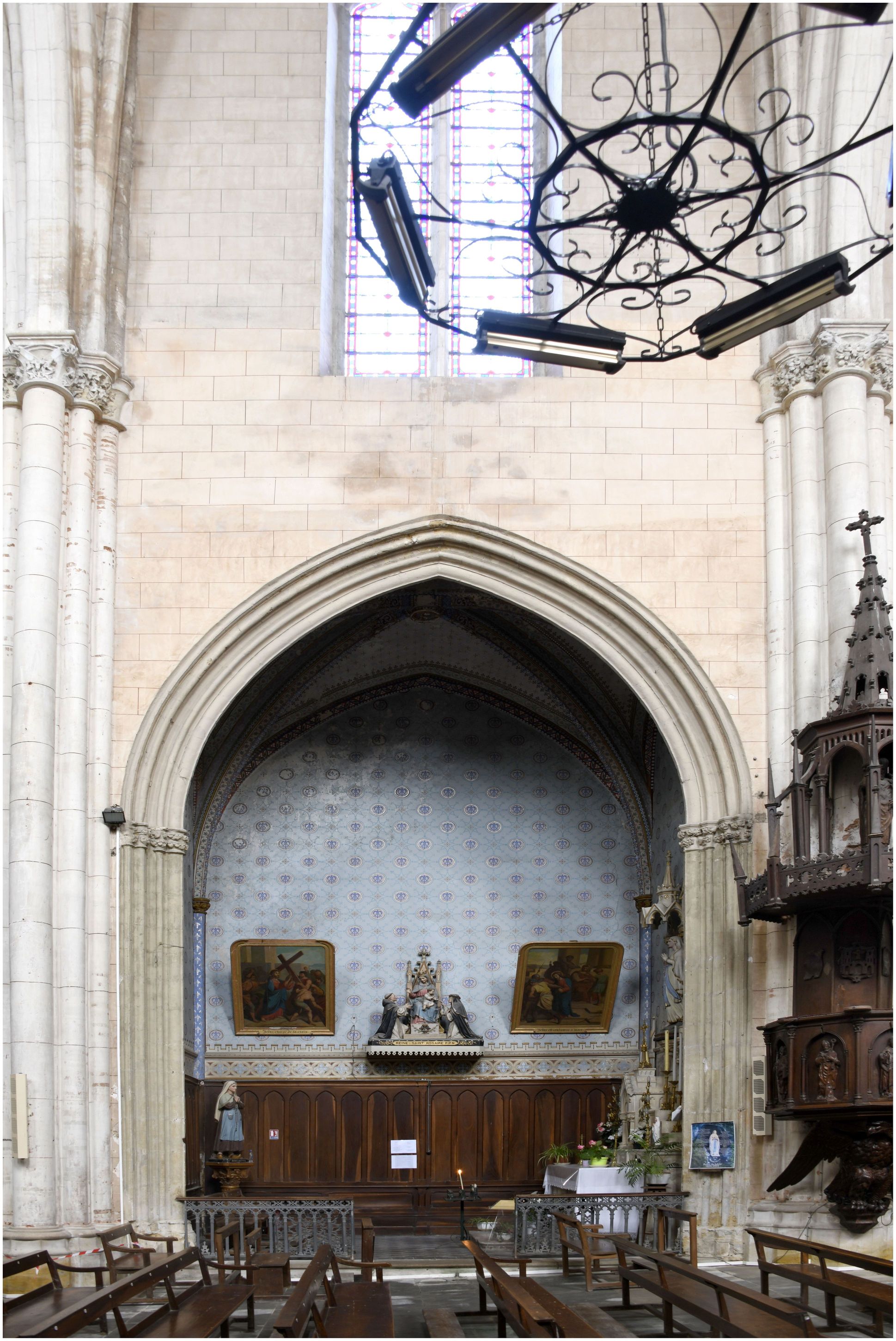 3e chapelle nord. Chapelle Notre-Dame-de-Lourdes 