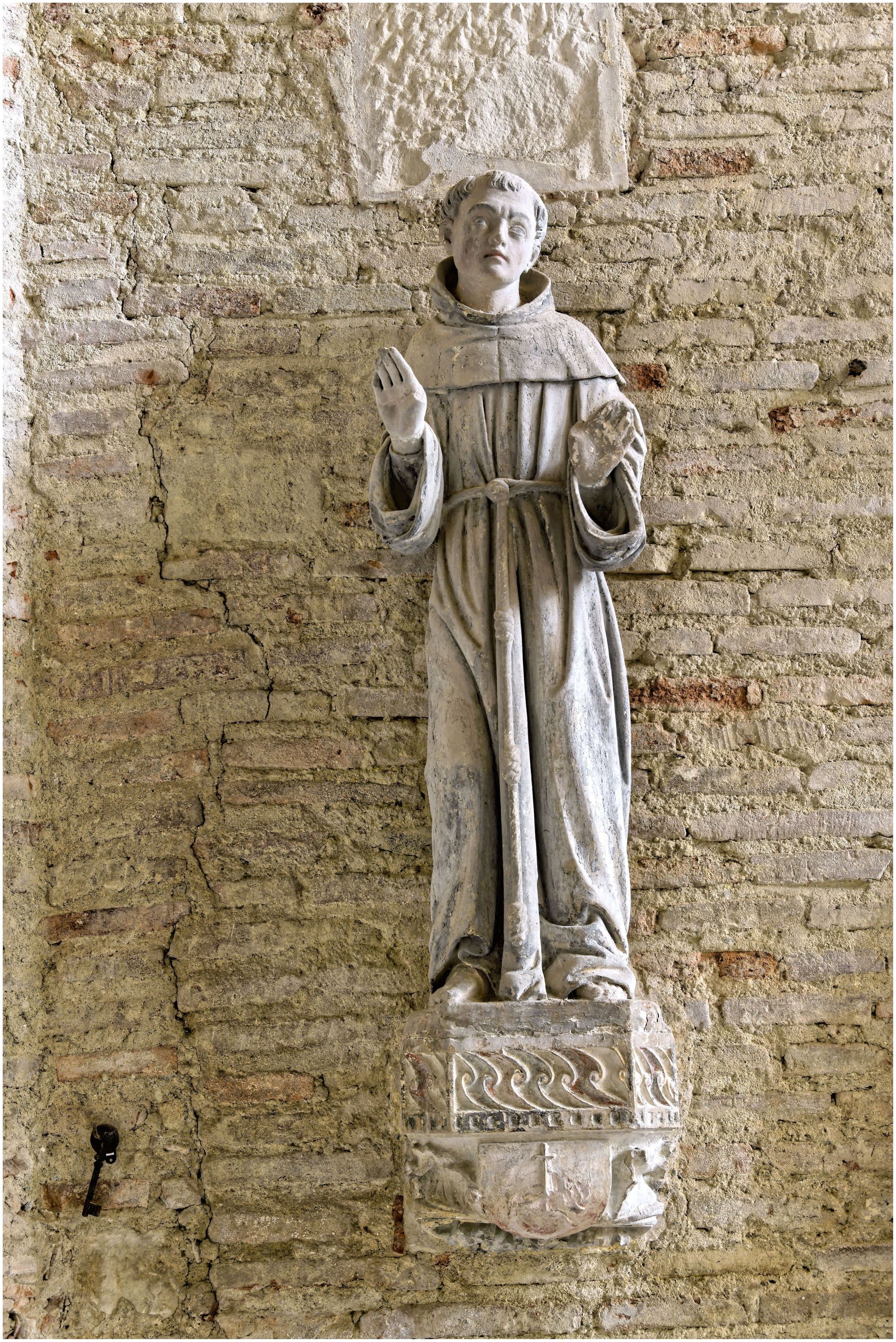 Chapelle du Saint-Sépulcre. Statue saint François.