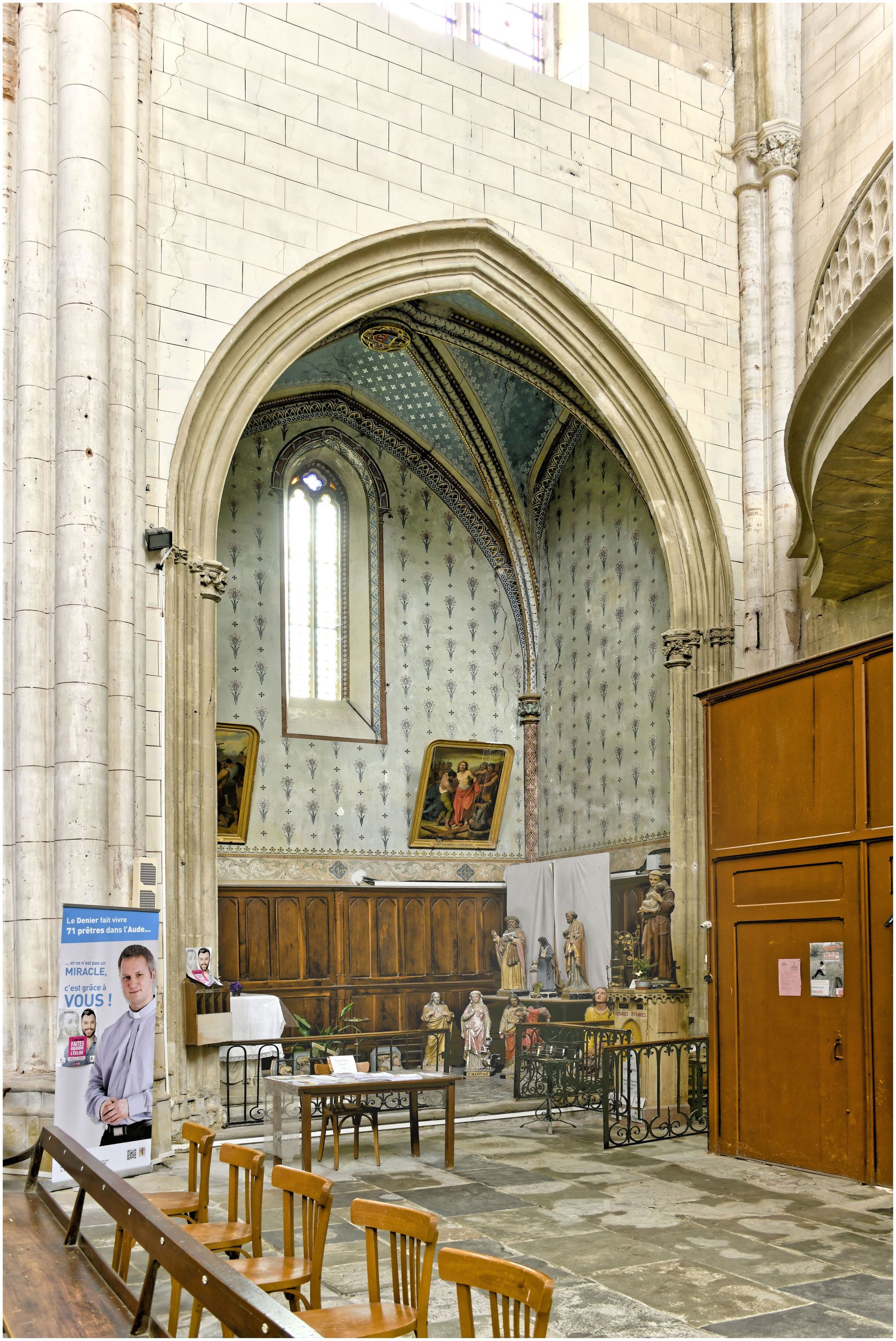 1ere chapelle sud. Chapelle Sainte-Germaine de Pibrac