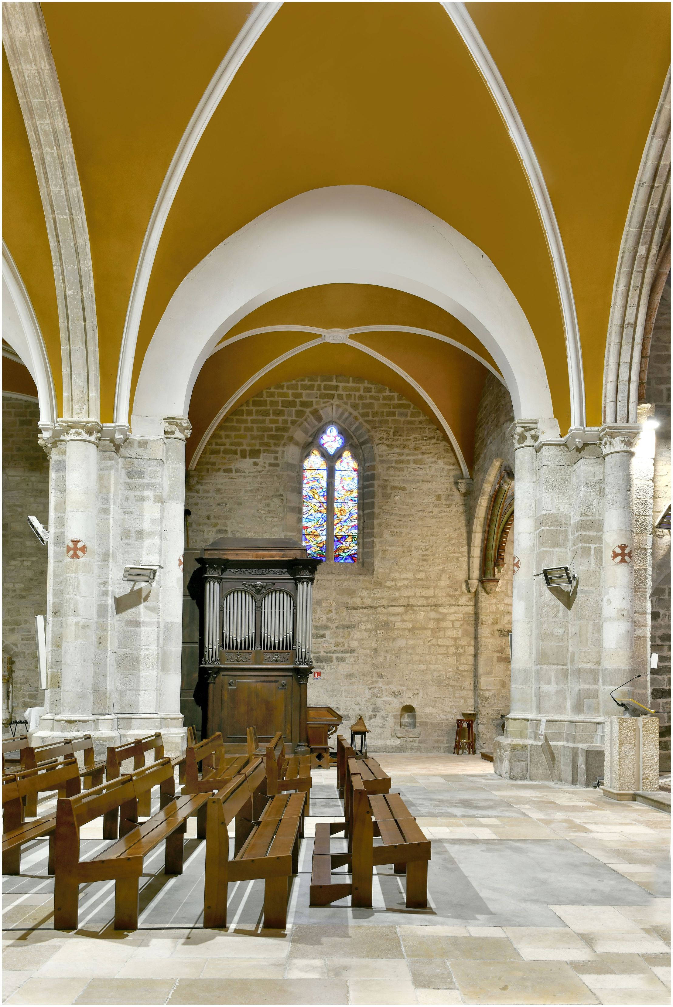 Côté nord chapelle Sainte-Anne.