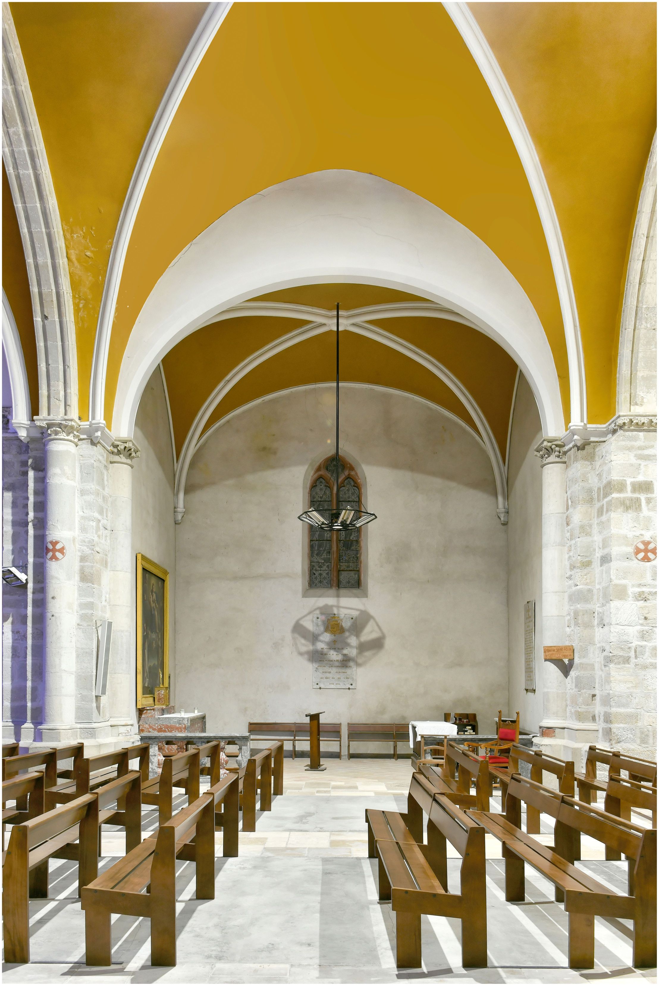 Côté sud chapelle des Capucins.