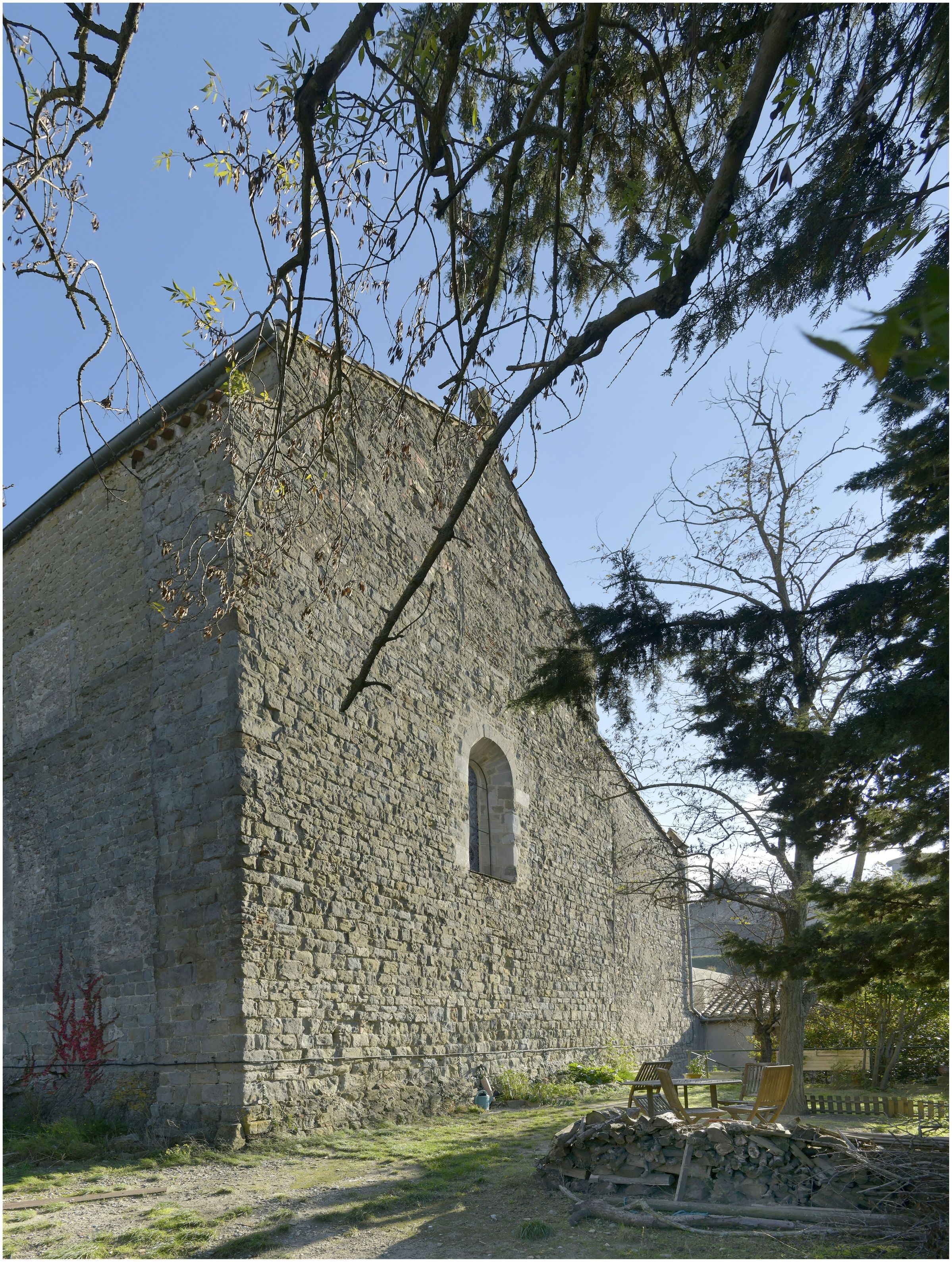 Chapelle : façade occidentale.