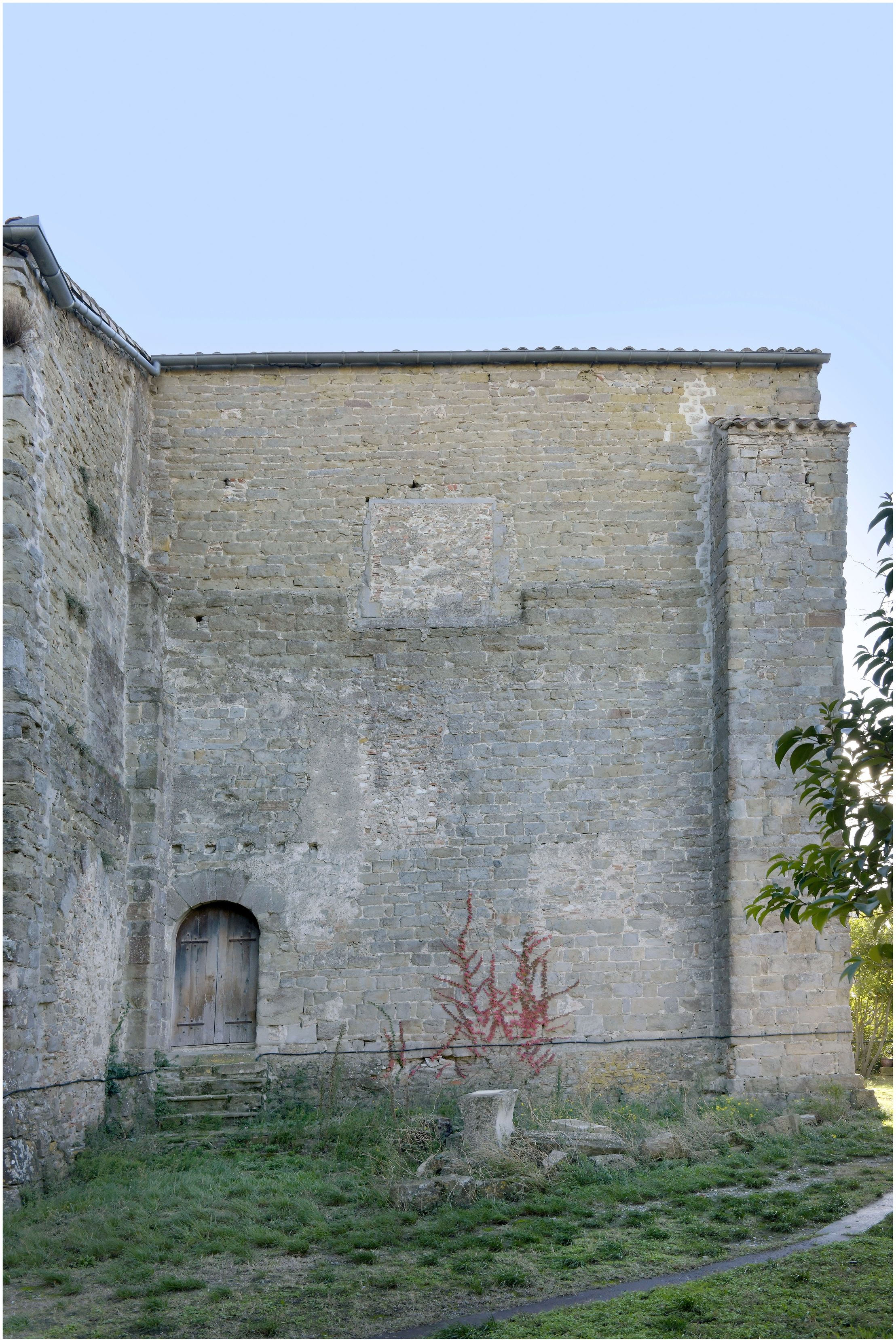 Chapelle : façade nord.