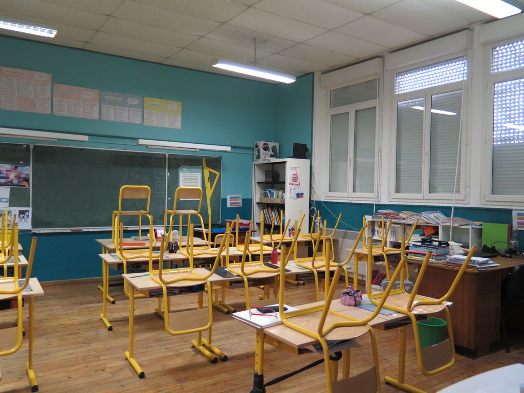 Salle de classe.