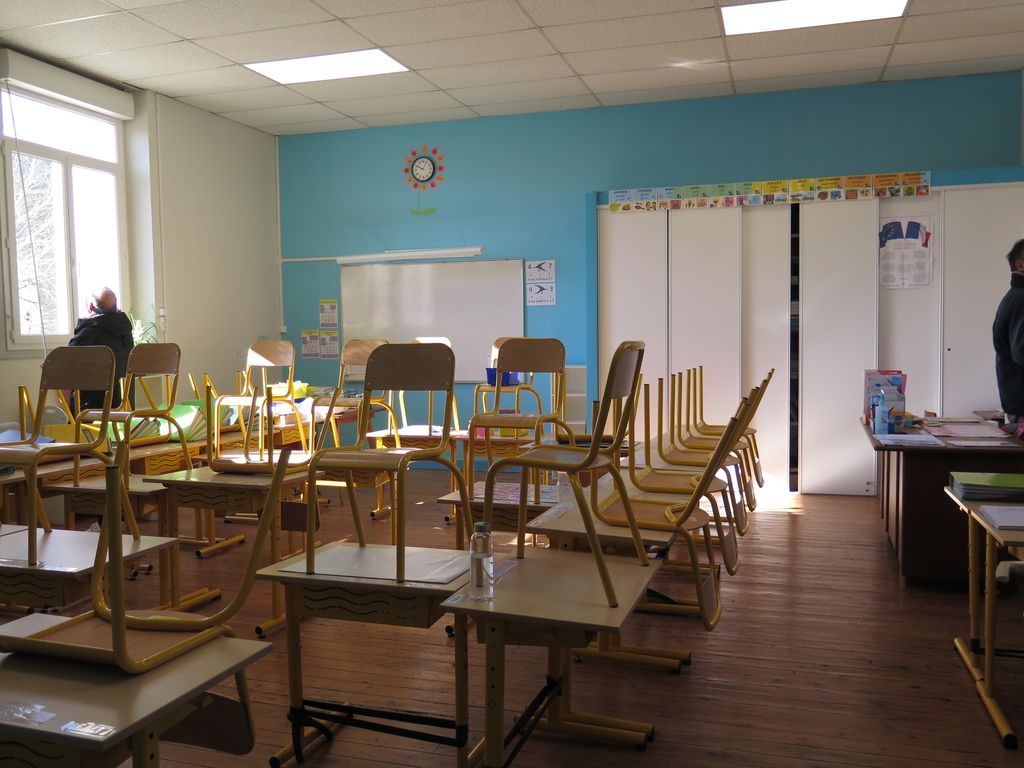 Salle de classe.