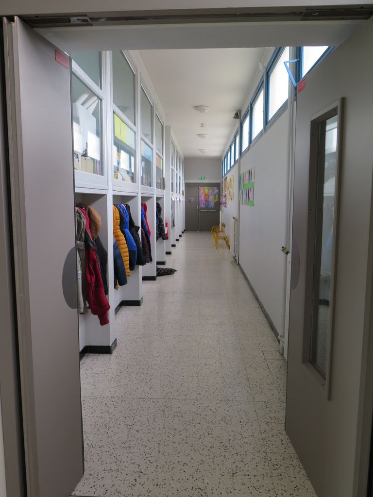 Couloir des classes.