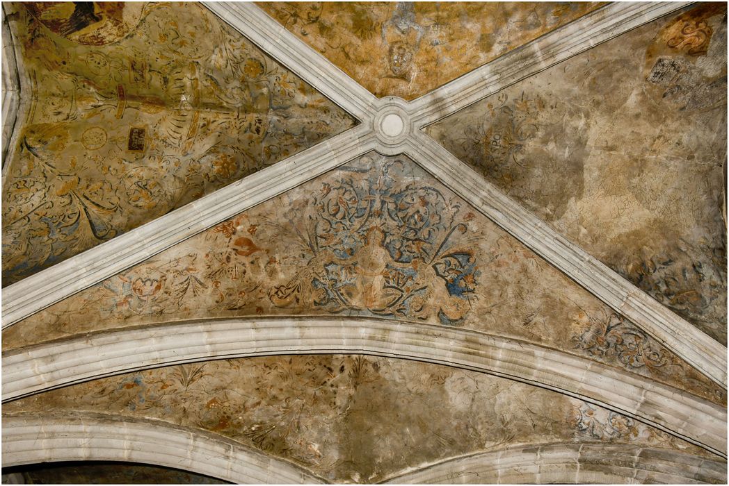 chapelle des Abbés, détail d’une voûte