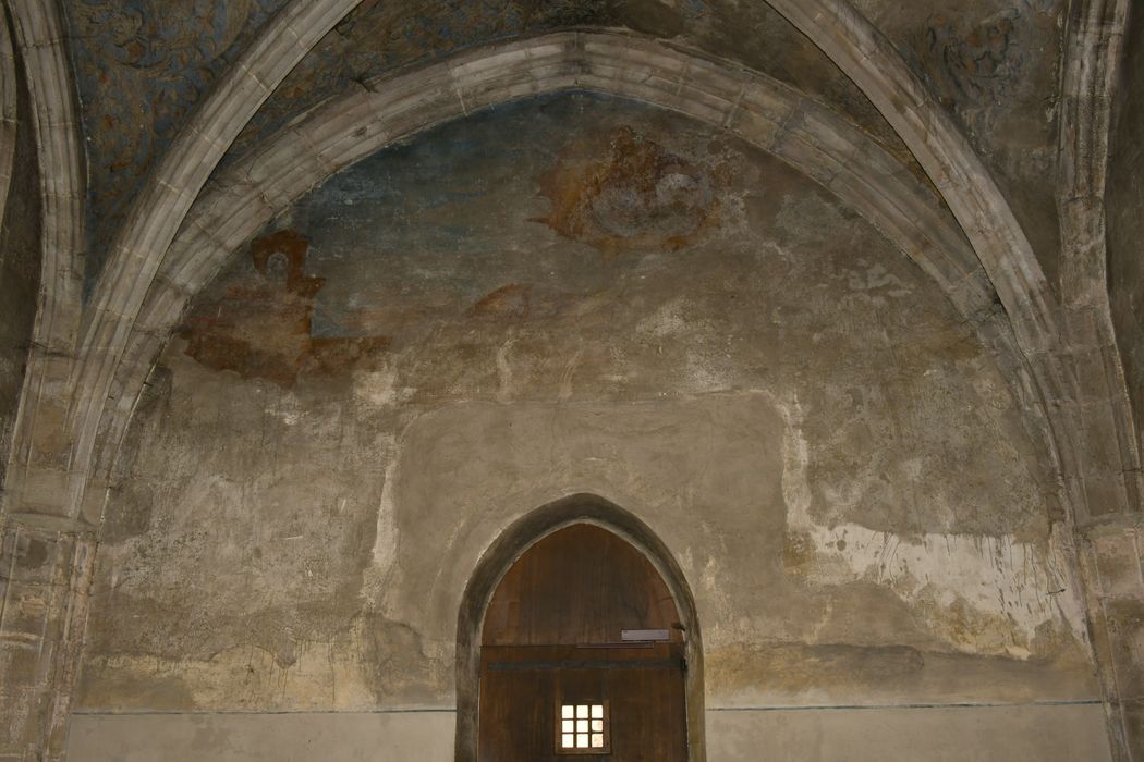 chapelle des Abbés, peinture monumentale du mur ouest