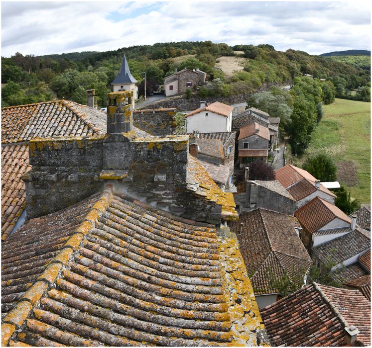 souche de cheminée, prise depuis la tour sud