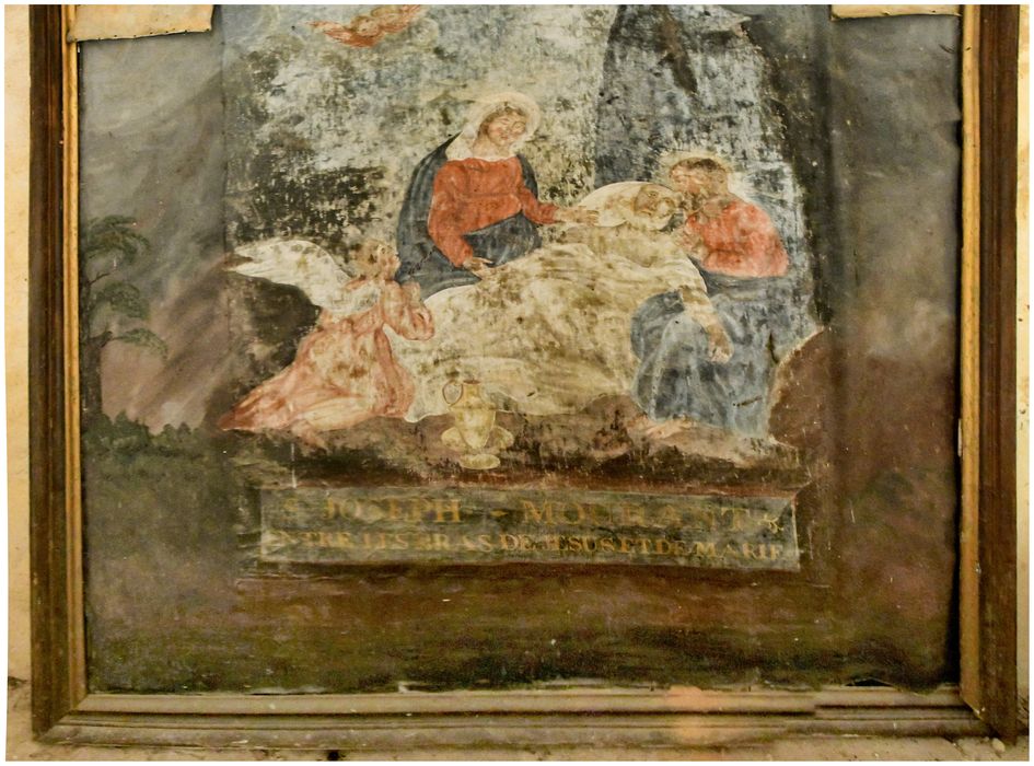 tableau : Mort de saint Joseph, vue partielle