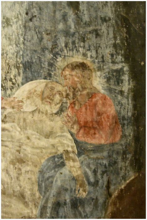 tableau : Mort de saint Joseph, détail