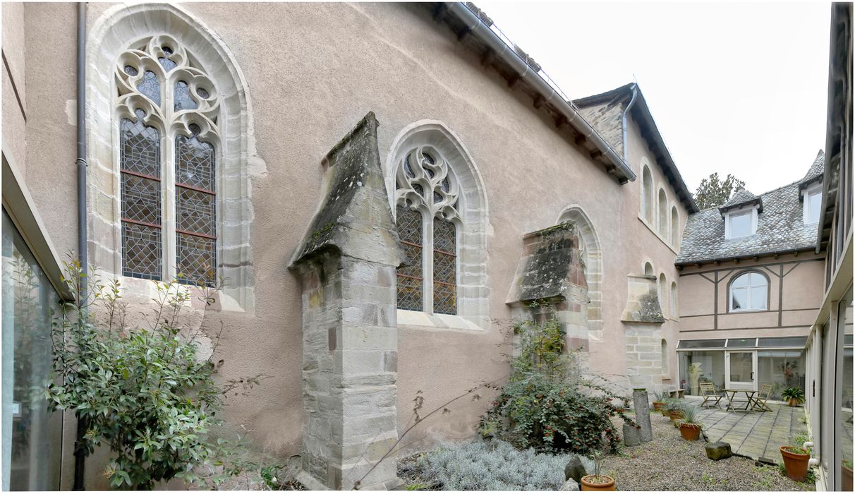 chapelle des Abbés, façade latérale sud