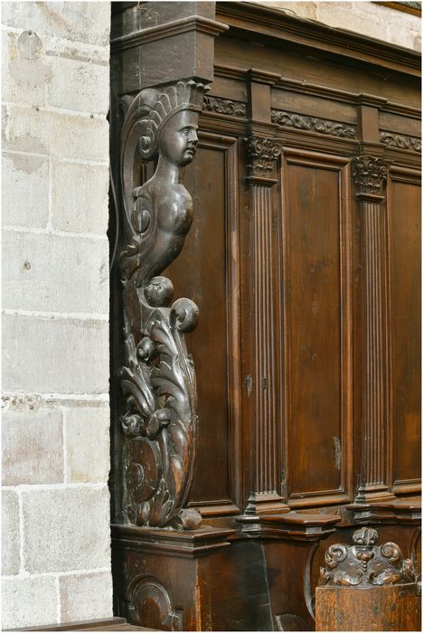 stalles, détail