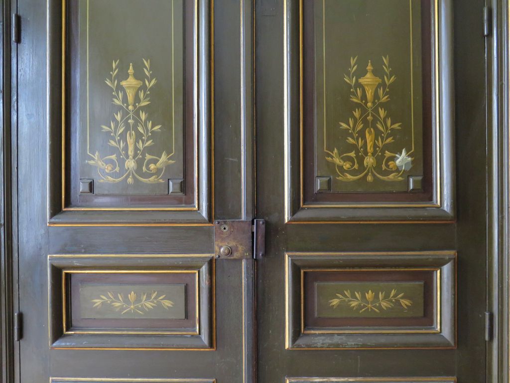 Détail de la porte.