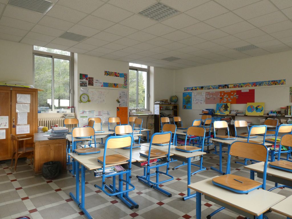 Salle de classe.