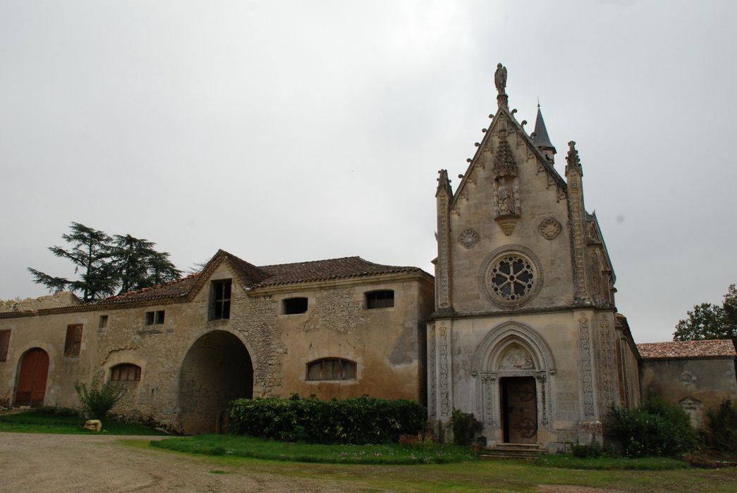 chapelle, façade nord