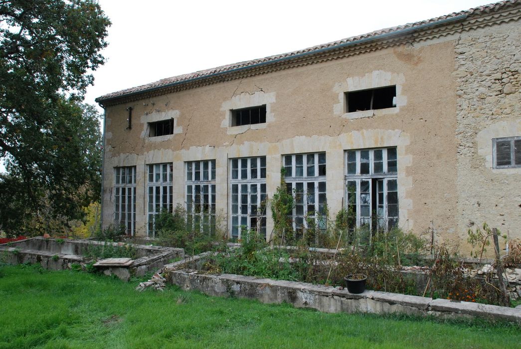 orangerie, façade sud